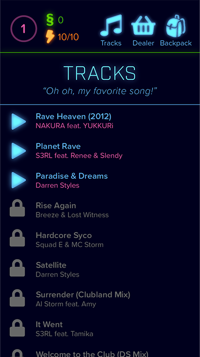 Screen 1-3